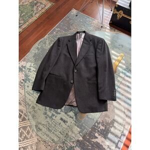 Men's Grey Cashmere Blazer Jacket 38S